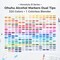 Ohuhu Refillable 320 Colors Alcohol Markers Brush Tip- Double Tipped Alcohol-based Art Sketch Marker Set for Artist Adults Coloring Illustration - Honolulu B of Ohuhu Markers -Brush & Fine Dual Tips